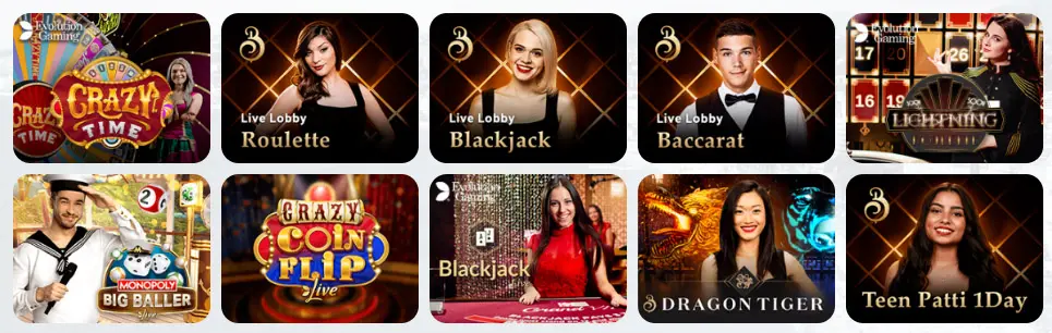 Jeux de casino en direct AVANTGARDE CASINO