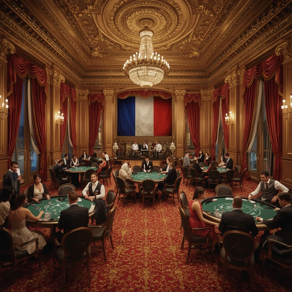Le casino et le drapeau français AVANTGARDE CASINO